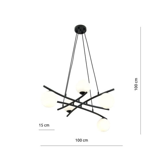 Emibig Emibig ESSA 5 OPAL - Modern pendant lamp for stylish ambiance