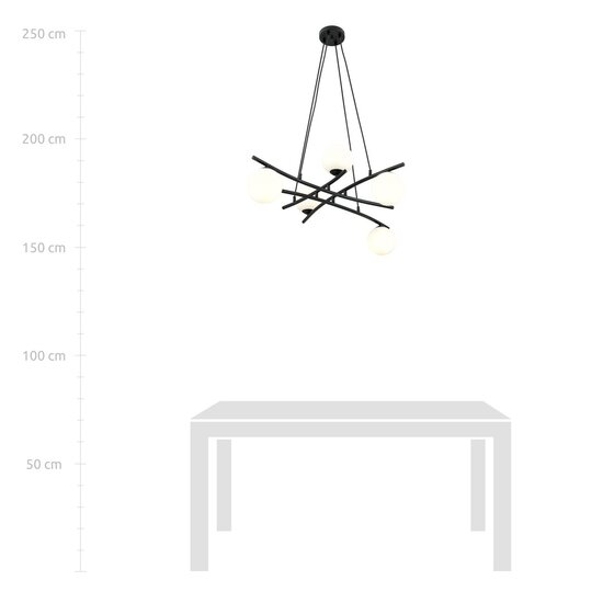 Emibig Emibig ESSA 5 OPAL - Suspension moderne pour une ambiance élégante