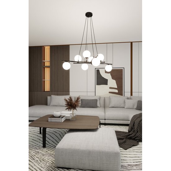 Emibig Emibig ESSA 8 OPAL - Lampe suspendue moderne pour un éclairage élégant
