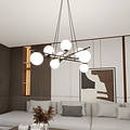 Emibig Emibig ESSA 8 OPAL - Modern pendant lamp for stylish lighting
