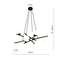 Emibig ESSA 8 OPAL - Moderne hanglamp voor sfeervolle verlichting