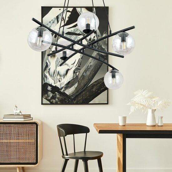 Emibig Emibig ESSA 5 TRANSPARENT - Lámpara colgante moderna para una iluminación elegante