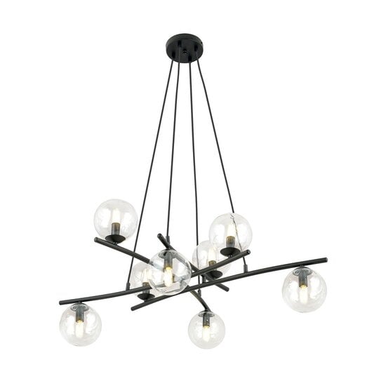 Emibig Emibig ESSA 8 TRANSPARENT - Moderne hanglamp voor sfeervolle verlichting