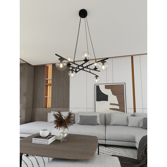 Emibig Emibig ESSA 8 TRANSPARENT - Lámpara colgante moderna para una iluminación elegante
