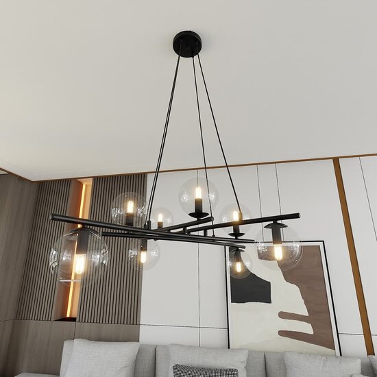 Emibig Emibig ESSA 8 TRANSPARENT - Modern pendant lamp for stylish lighting