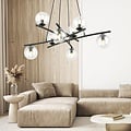 Emibig Emibig ESSA 8 TRANSPARENT - Moderne hanglamp voor sfeervolle verlichting