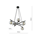 Emibig Emibig ESSA 5 GRAFIT - Lampe suspendue moderne pour un éclairage élégant