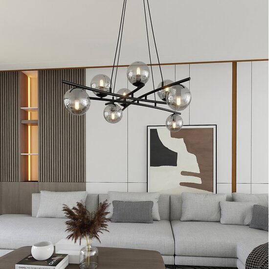 Emibig Emibig ESSA 8 GRAFIT - Modern pendant lamp for stylish lighting
