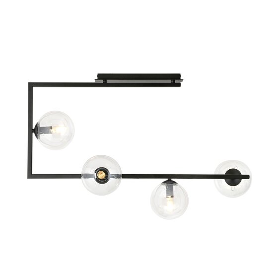 Emibig Emibig SOMA 4 BL TRANSPARENT - Plafonnier moderne pour un éclairage élégant
