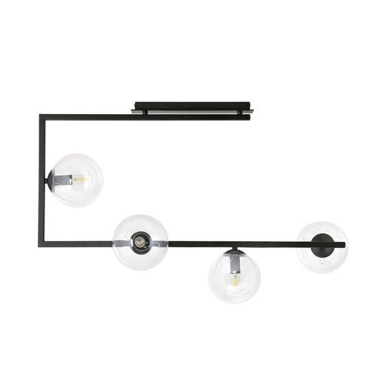 Emibig Emibig SOMA 4 BL TRANSPARENT - Moderne plafondlamp voor sfeervolle verlichting
