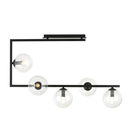 Emibig Emibig SOMA 5 BL TRANSPARENT - Modern ceiling lamp for any space