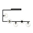 Emibig Emibig SOMA 5 BL TRANSPARENT - Lampe de plafond moderne pour tous les espaces