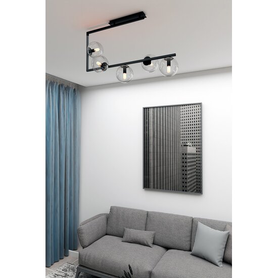 Emibig Emibig SOMA 5 BL TRANSPARENT - Lámpara de techo moderna para cualquier espacio