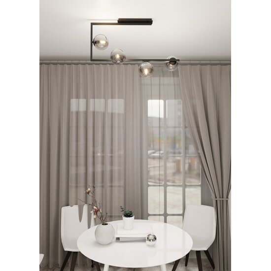 Emibig Emibig SOMA 4 BL GRAFIT - Lámpara de techo moderna para una iluminación elegante