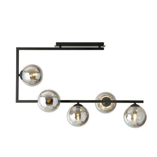 Emibig Emibig SOMA 5 BL GRAFIT - Moderne plafondlamp voor sfeervolle verlichting