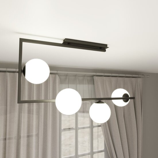 Emibig Emibig SOMA 4 BL OPAL - Modern ceiling lamp for stylish lighting