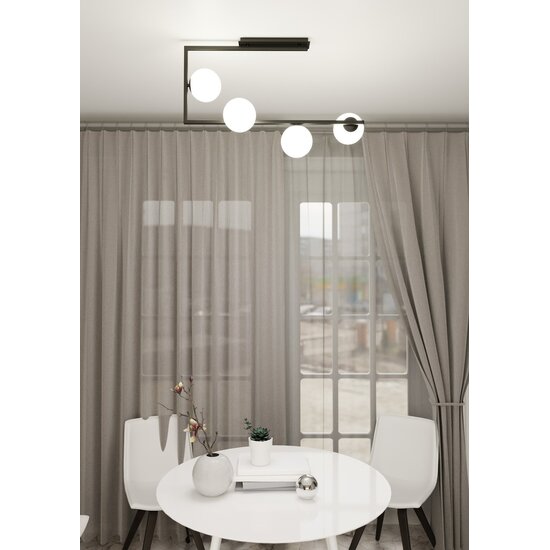 Emibig Emibig SOMA 4 BL OPAL - Lámpara de techo moderna para una iluminación elegante