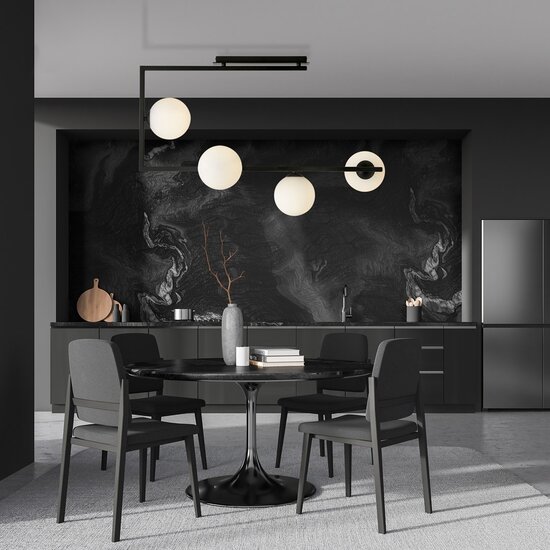 Emibig Emibig SOMA 4 BL OPAL - Lampe de plafond moderne pour un éclairage élégant