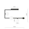 Emibig Emibig SOMA 4 BL OPAL - Moderne plafondlamp voor sfeervolle verlichting