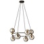 Emibig Emibig AZURA 8 BL GRAFIT - Elegante Pendelleuchte für einen glamourösen Akzent