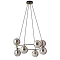 Emibig Emibig AZURA 8 BL GRAFIT - Elegante hanglamp voor een glamour uitstraling