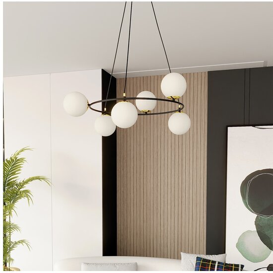 Emibig Emibig AZURA 6 BL OPAL - Verlicht je ruimte met glamour