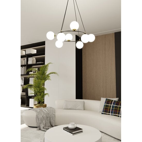 Emibig Emibig AZURA 8 BL OPAL - Verlicht je ruimte met glamour