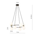 Emibig Emibig AZURA 8 BL OPAL - Ilumina tu espacio con glamour
