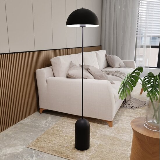 Emibig Emibig KAVA LP1 BLACK - Lámpara de pie industrial elegante para cualquier espacio