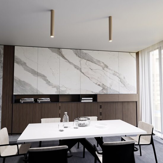 Emibig TECNO 1L MOKKA - Minimalist ceiling lamp for any space