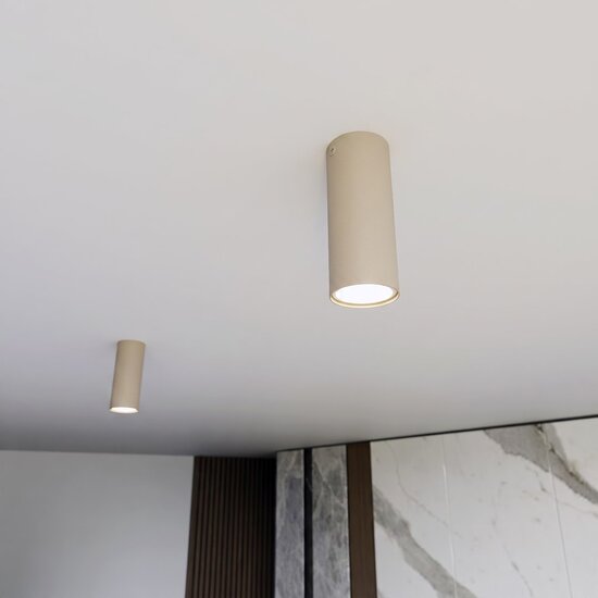 Emibig TECNO 1S MOKKA - Lámpara de techo minimalista para cualquier espacio