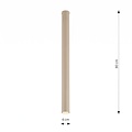 Emibig TECNO 1XXL MOKKA - Minimalistische plafondlamp voor elke ruimte