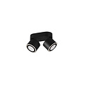 Trio Lighting Duo inbouw of opbouw plafondspot 2x5W 3000K mat zwart - Perfecte verlichting voor elke ruimte
