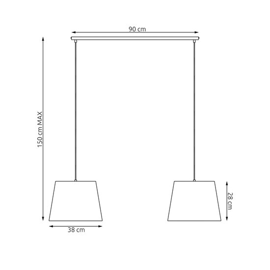 Emibig Emibig EPOCA 2 BEIGE - Minimalistische hanglamp voor elke ruimte