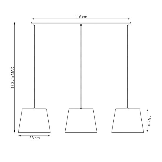 Emibig Emibig EPOCA 3 GREY - Minimalistische hanglamp voor elke ruimte
