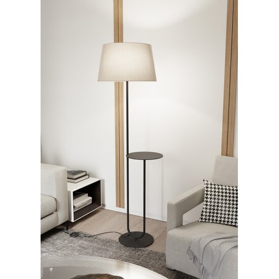 Emibig HOTEL LP1 BEIGE - Lámpara de pie minimalista para cualquier espacio