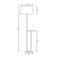 Emibig HOTEL LP1 BEIGE - Lampe sur pied minimaliste pour tous les espaces