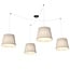 Emibig Emibig ASCOT 4 BEIGE - Minimalist pendant lamp for any space