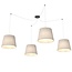 Emibig Emibig ASCOT 4 BEIGE - Minimalistische hanglamp voor elke ruimte