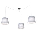 Emibig Emibig ASCOT 3 GRAY - Lámpara colgante minimalista para cualquier espacio