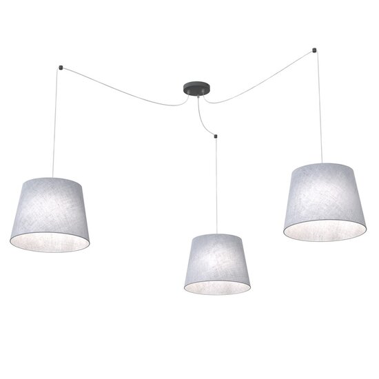 Emibig Emibig ASCOT 3 GRAY - Minimalist pendant lamp for any space