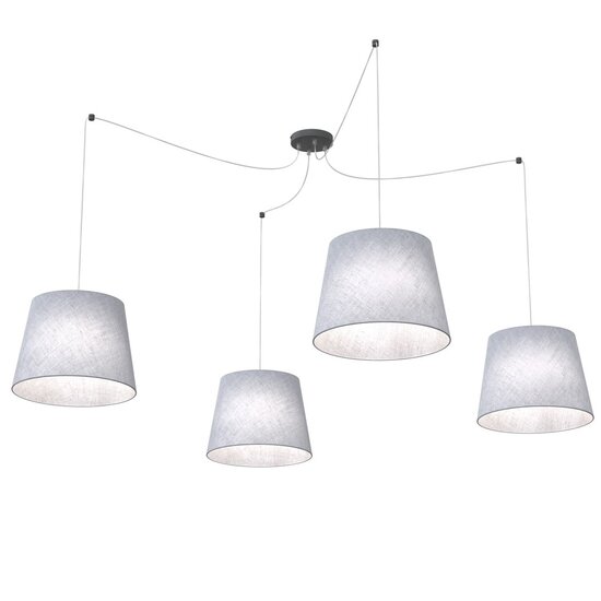Emibig ASCOT 4 GRAY - Minimalist pendant lamp for any space