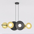 Emibig Emibig VOLUM 6 BL GOLD - Lámpara colgante minimalista para cualquier espacio