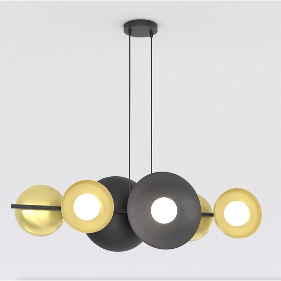 Emibig Emibig VOLUM 6 BL GOLD - Minimalist pendant lamp for any space