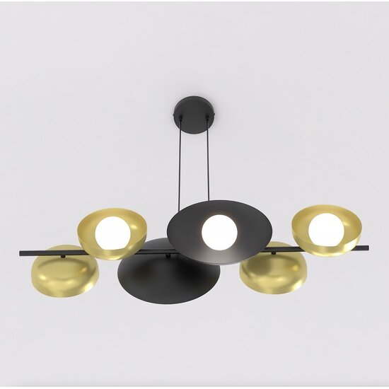 Emibig Emibig VOLUM 6 BL GOLD - Lámpara colgante minimalista para cualquier espacio