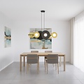 Emibig Emibig VOLUM 6 BL GOLD - Minimalistische Pendelleuchte für jeden Raum