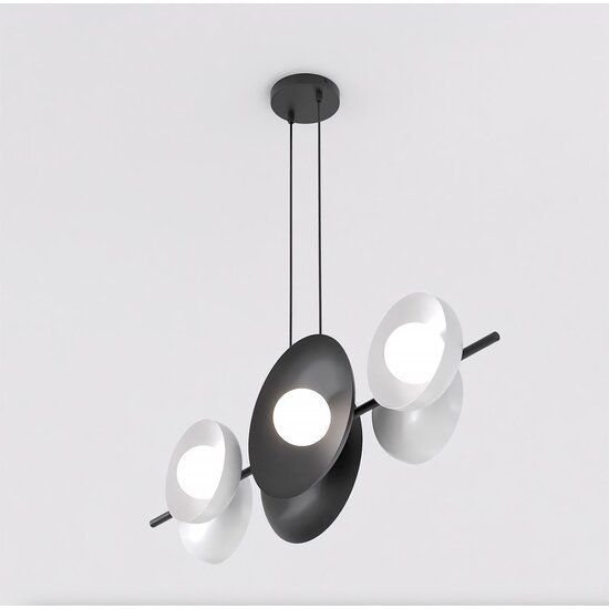 Emibig Emibig VOLUM 6 BL WHITE - Lámpara colgante minimalista para cualquier espacio