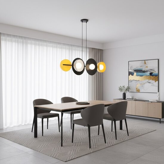 Emibig Emibig VOLUM 6 BL MIX - Lámpara colgante minimalista para cualquier espacio