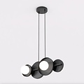 Emibig Emibig MODEL 4 BLACK - Minimalistische hanglamp voor elke ruimte
