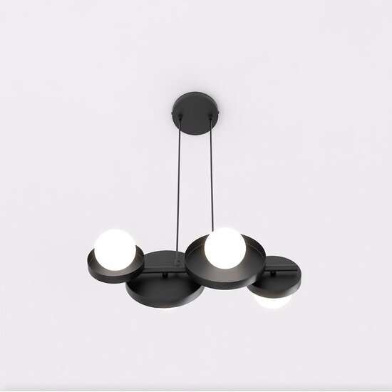 Emibig Emibig MODEL 4 BLACK - Minimalistische hanglamp voor elke ruimte